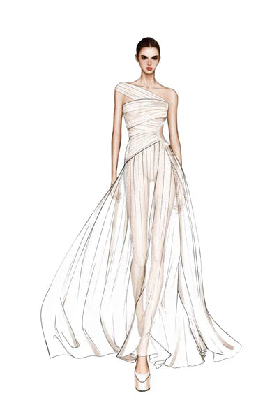 21SIX Dajajah Glitter Tulle Dress (6color)